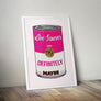 Live Forever Pop Art Print