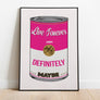 Live Forever Pop Art Print