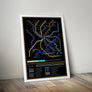 The Beatles Music Metro Map
