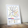 The Beatles Music Metro Map
