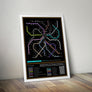 Echo and the Bunnymen Music Metro Map