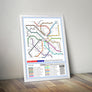 Liverpool Mersey of the 1990's Metro Map