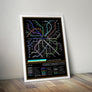 Manchester Music Icons Music Metro Map