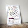 Manchester Music Icons Music Metro Map