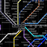 The Beatles Music Metro Map