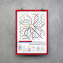 Manchester Music Icons Music Metro Map