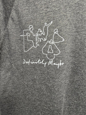 Definitely Maybe Custom T-shirt - Grey