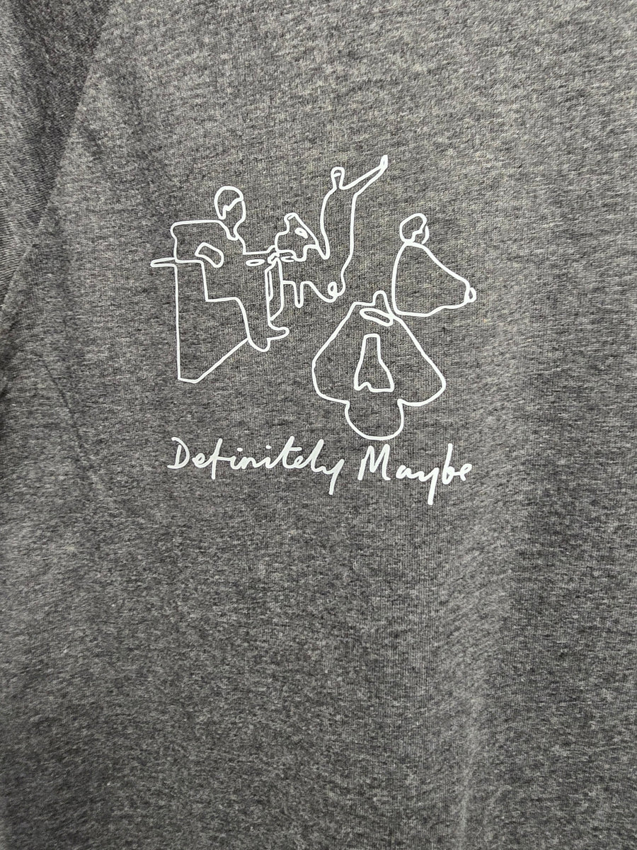 Definitely Maybe Custom T-shirt - Grey