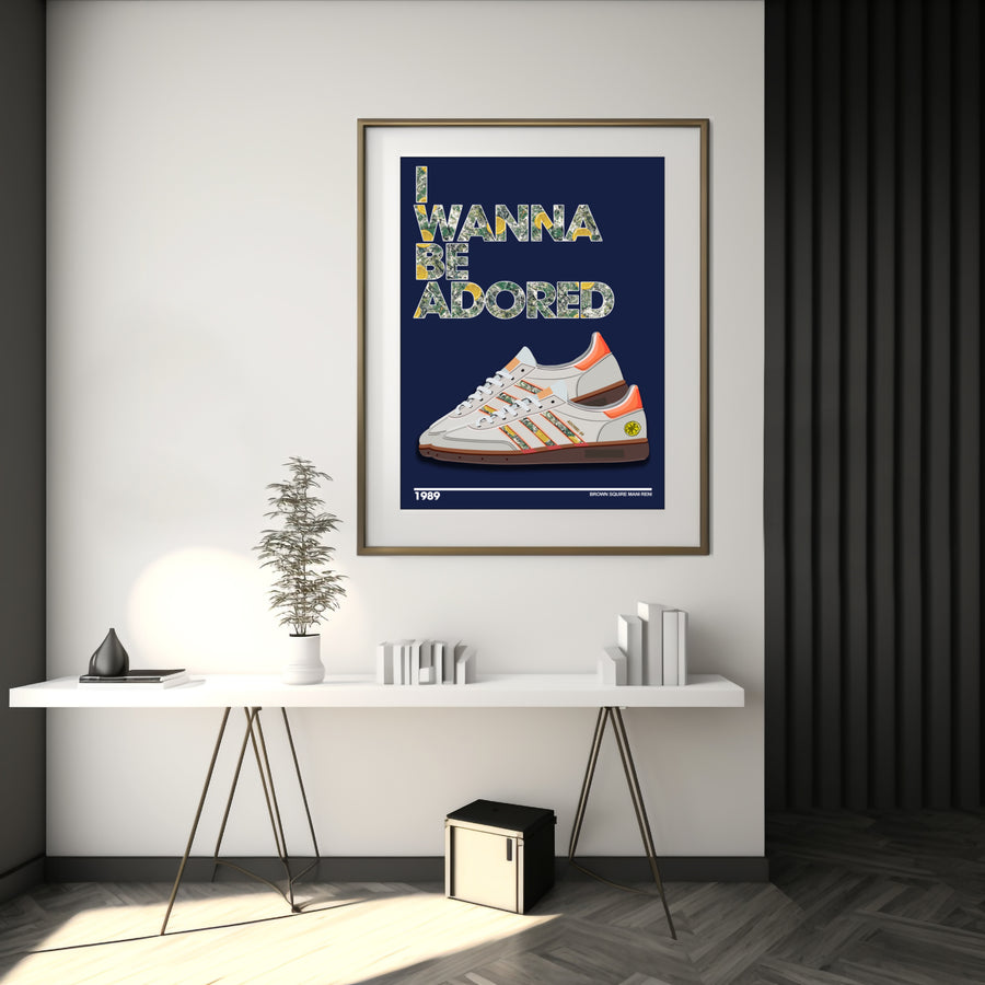 I Wanna Be Adored Lyrics Quote Print