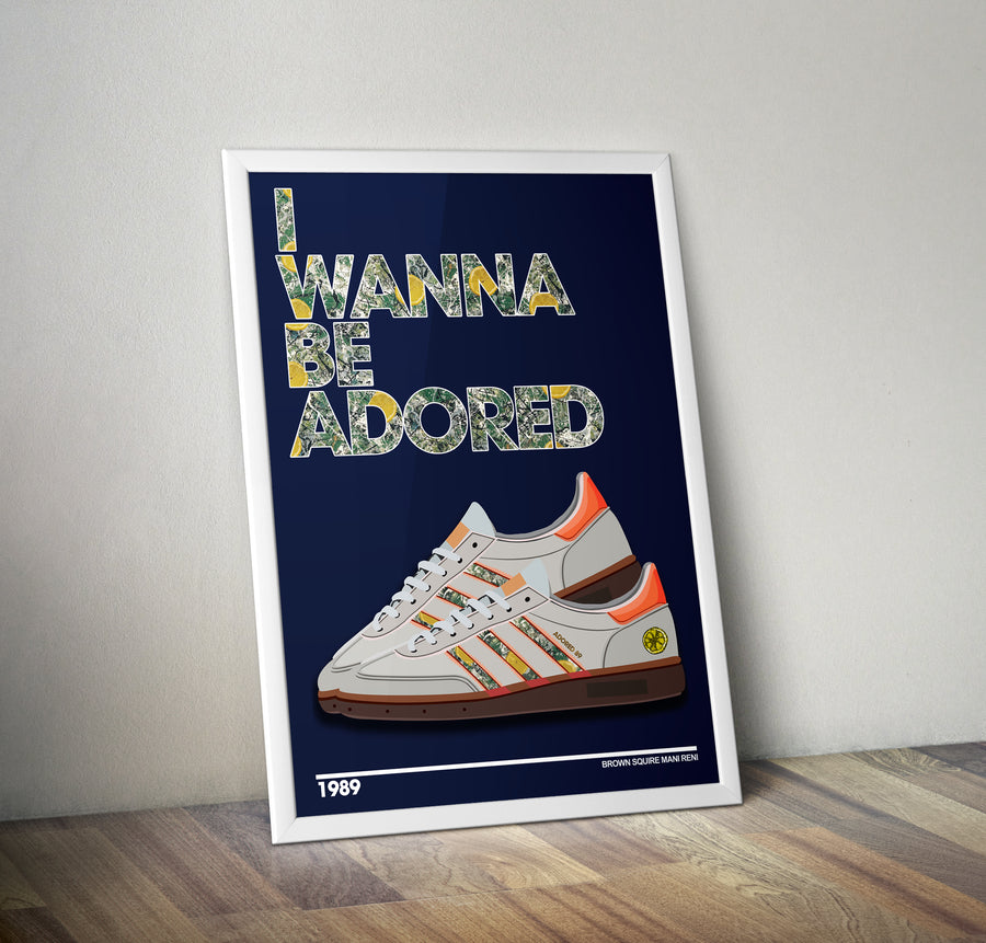 I Wanna Be Adored Lyrics Quote Print