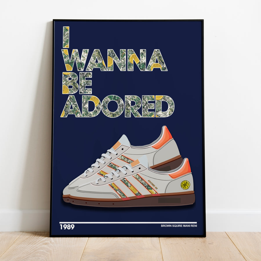 I Wanna Be Adored Lyrics Quote Print