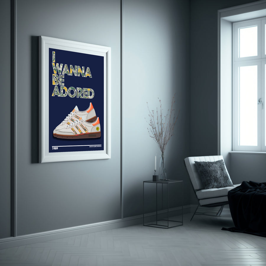 I Wanna Be Adored Lyrics Quote Print