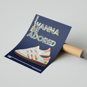 I Wanna Be Adored Lyrics Quote Print