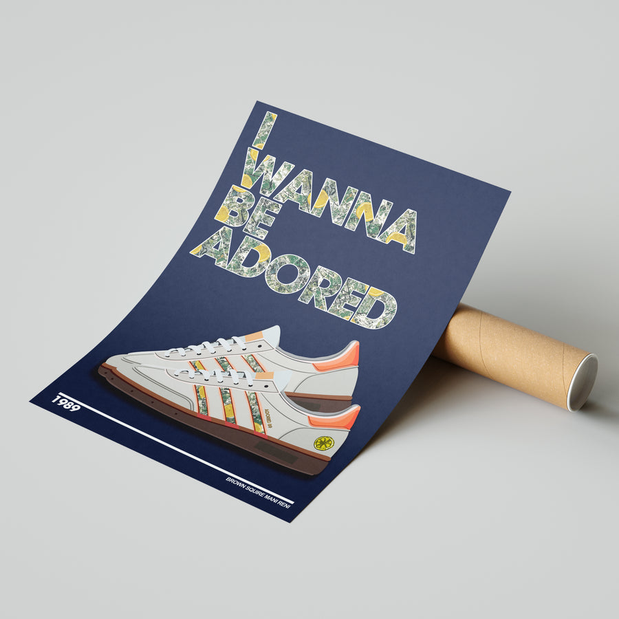 I Wanna Be Adored Lyrics Quote Print