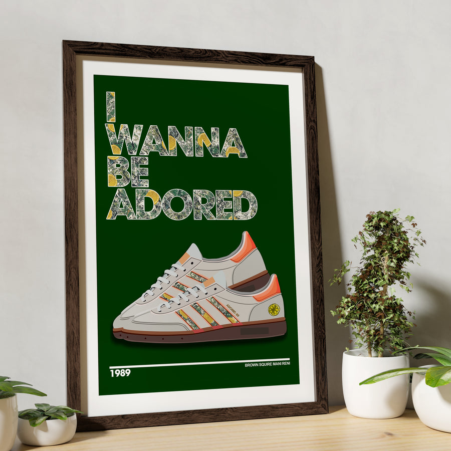 I Wanna Be Adored Lyrics Quote Print