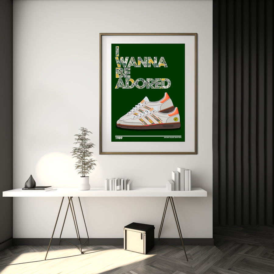 I Wanna Be Adored Lyrics Quote Print