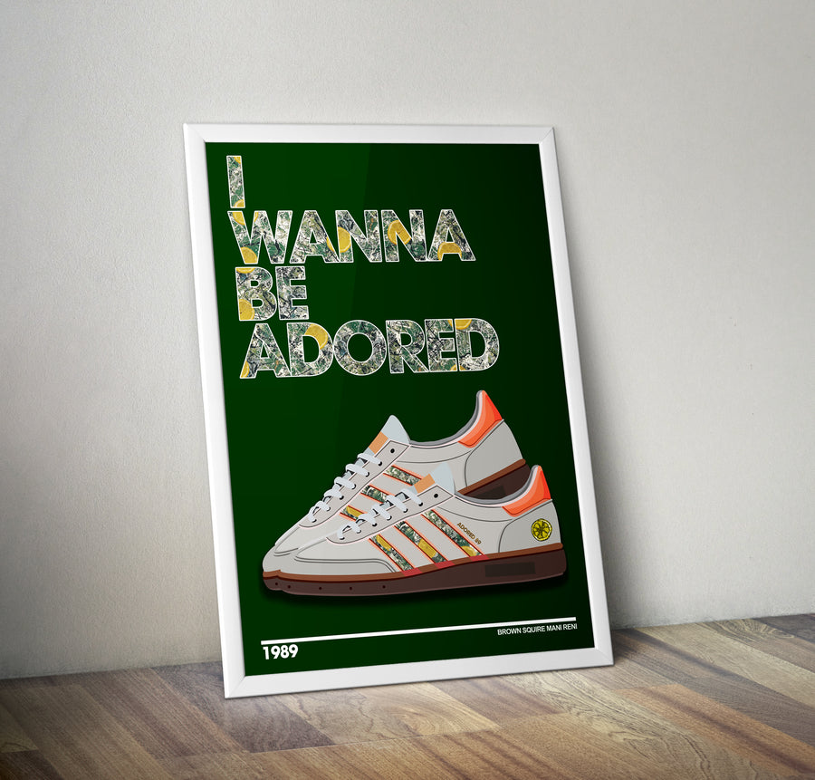 I Wanna Be Adored Lyrics Quote Print