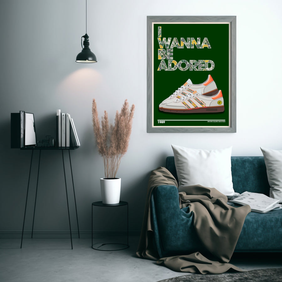 I Wanna Be Adored Lyrics Quote Print