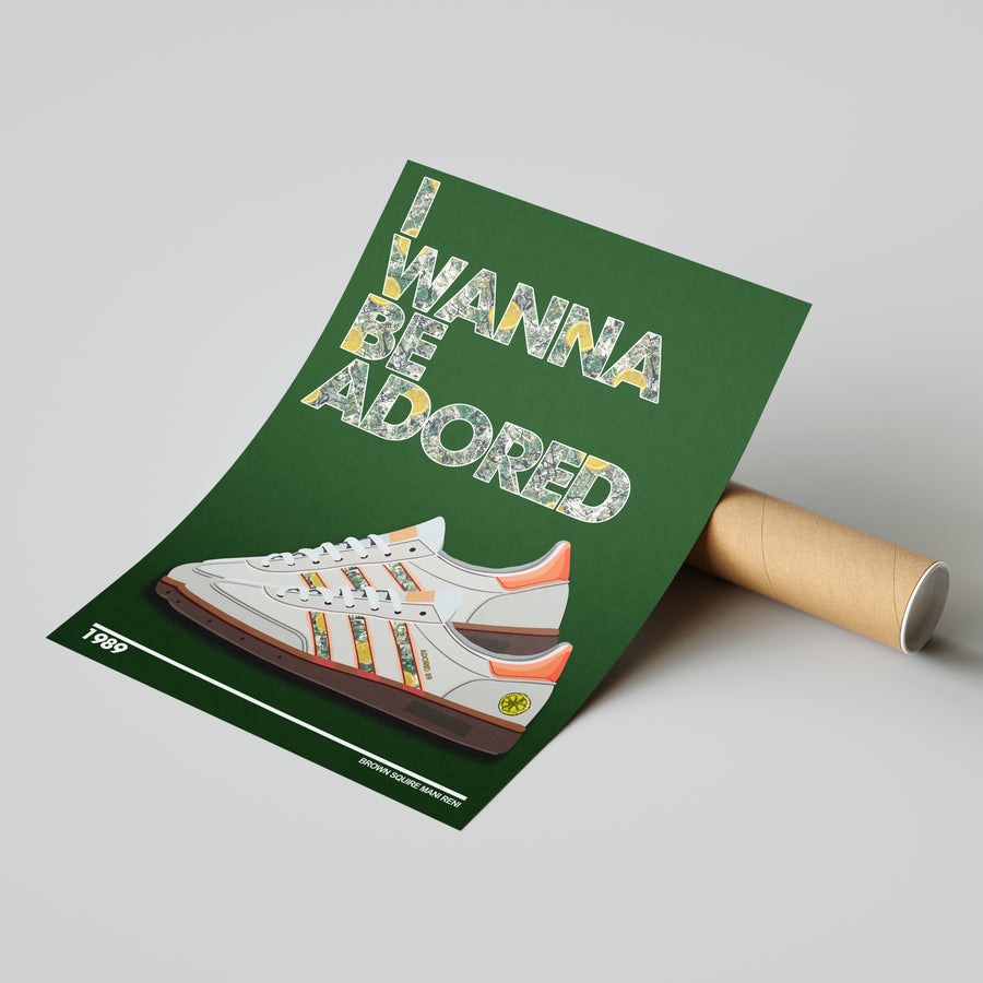 I Wanna Be Adored Lyrics Quote Print