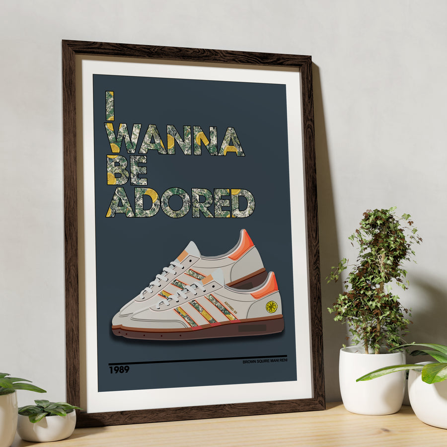 I Wanna Be Adored Lyrics Quote Print