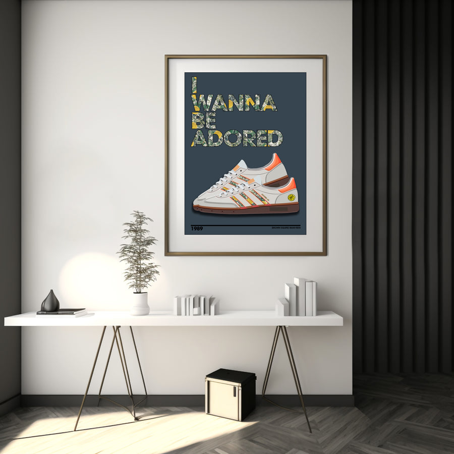 I Wanna Be Adored Lyrics Quote Print