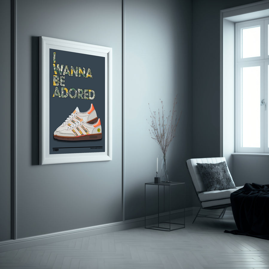 I Wanna Be Adored Lyrics Quote Print