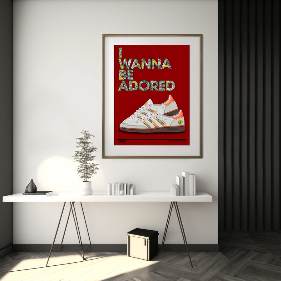 I Wanna Be Adored Lyrics Quote Print