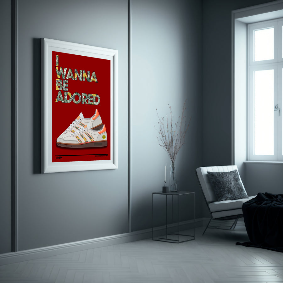 I Wanna Be Adored Lyrics Quote Print