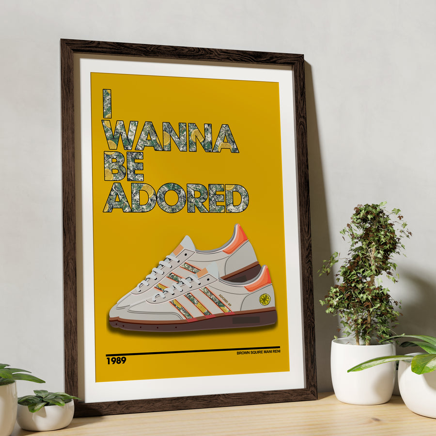 I Wanna Be Adored Lyrics Quote Print