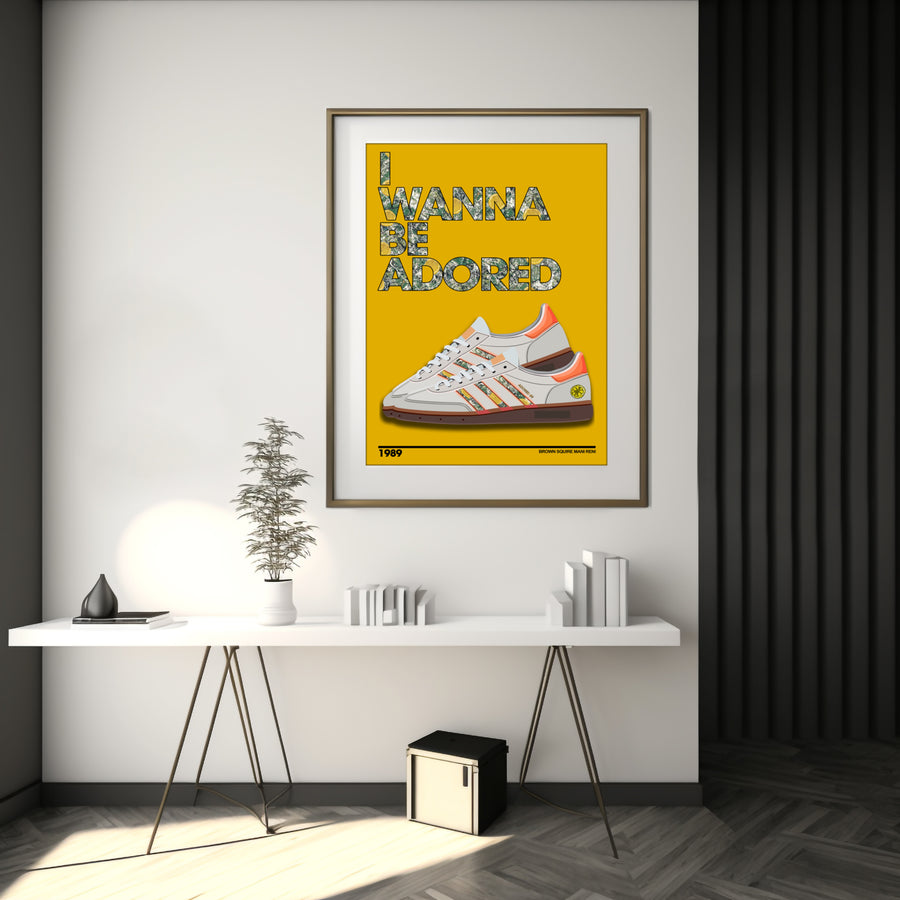 I Wanna Be Adored Lyrics Quote Print