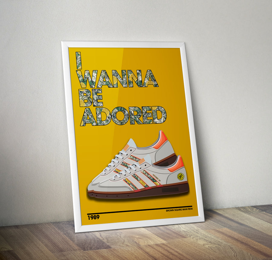 I Wanna Be Adored Lyrics Quote Print