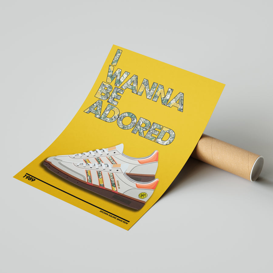 I Wanna Be Adored Lyrics Quote Print