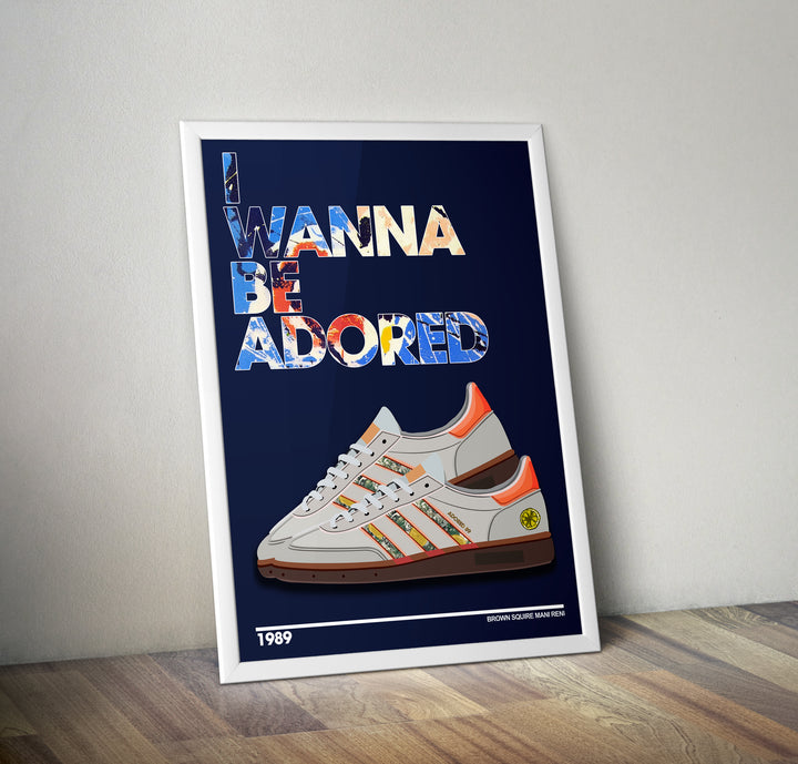 I Wanna Be Adored Lyrics Quote Print