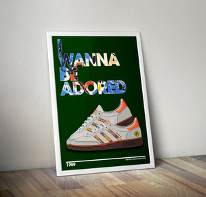 I Wanna Be Adored Lyrics Quote Print