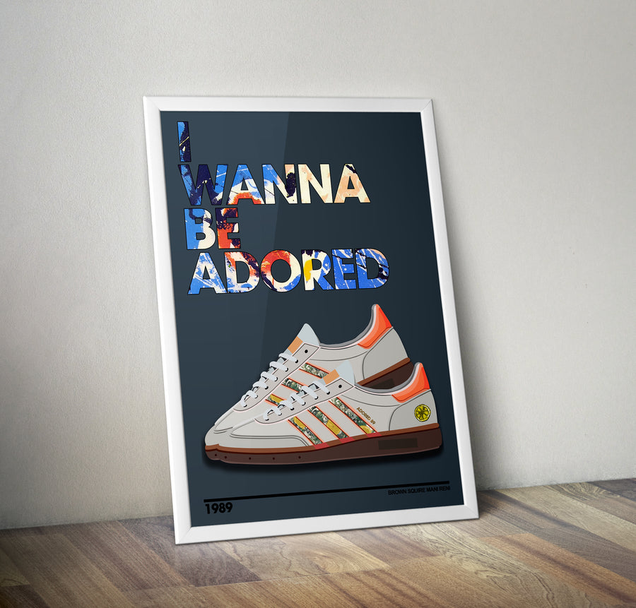 I Wanna Be Adored Lyrics Quote Print