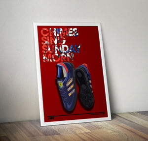 Waterfall Lyrics Quote Print
