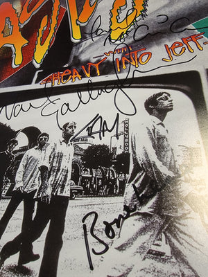 Oasis Signed San Fransico 1985  poster