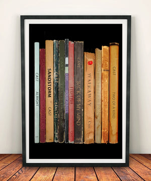 Cast 'All Change' Album Penguin Book Spine Print