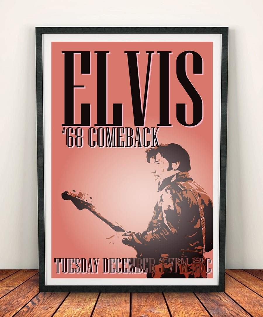 Elvis 'Comeback 1968' Print