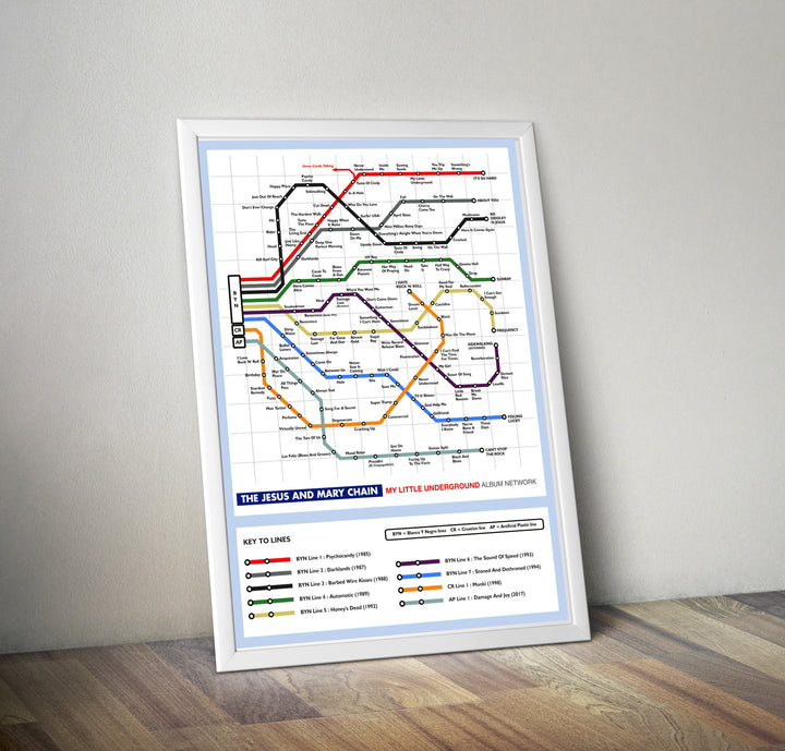 JAMC Music Metro Map