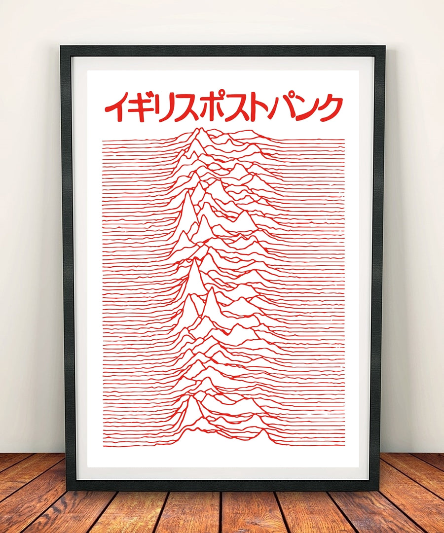 Joy Division Japanese 'Unknown Pleasures' Print