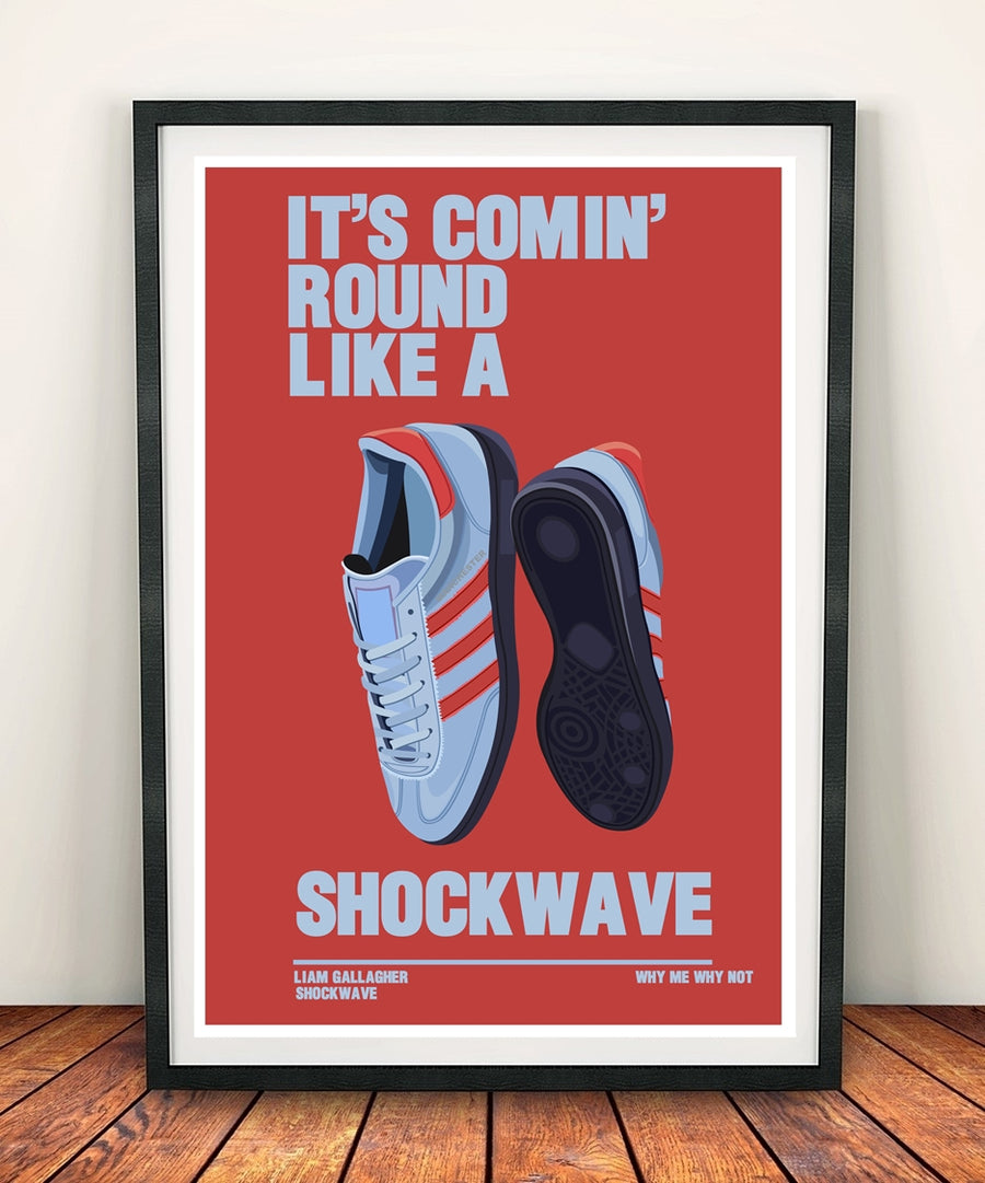 Liam Gallagher ' Shockwave' Print