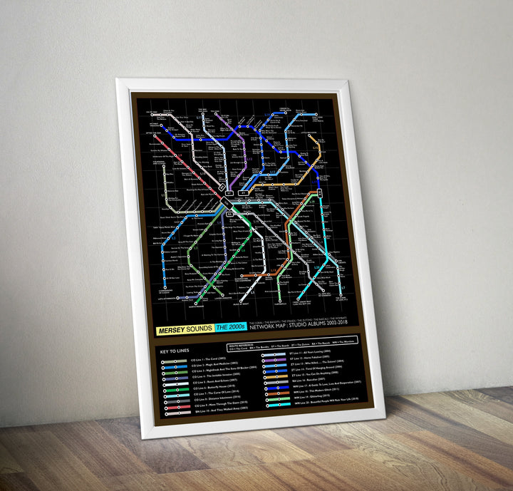 Liverpool Mersey of the 2000's Metro Map