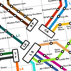 Liverpool Mersey of the 1990's Metro Map