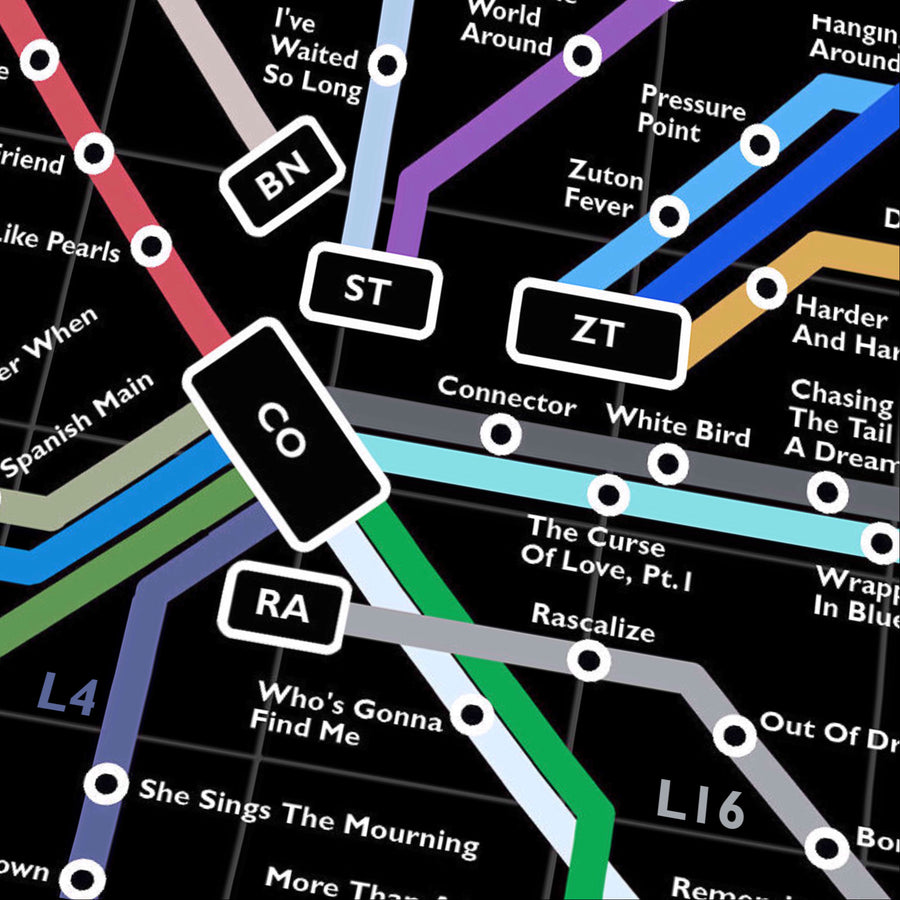 Liverpool Mersey of the 2000's Metro Map