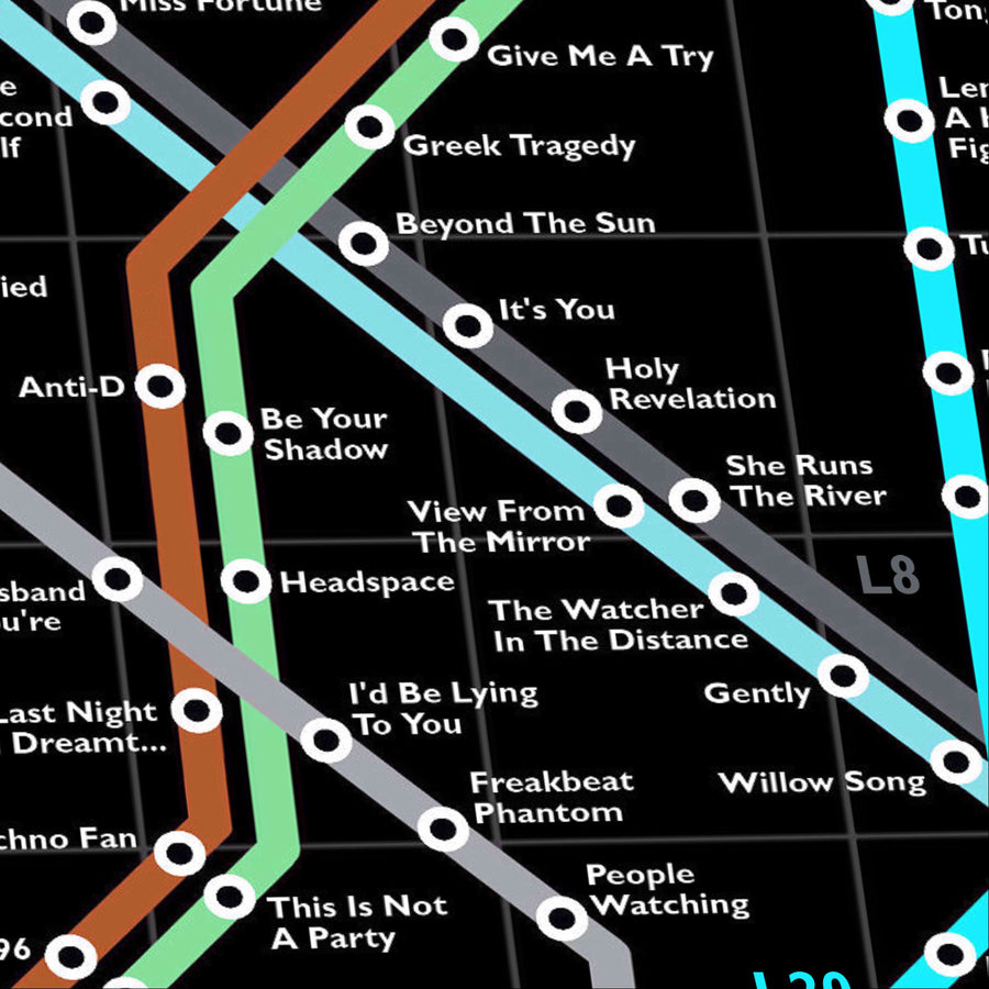 Liverpool Mersey of the 2000's Metro Map