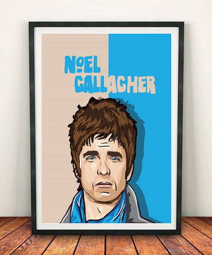 Noel Gallagher 'In The Heat Of The Moment' Print