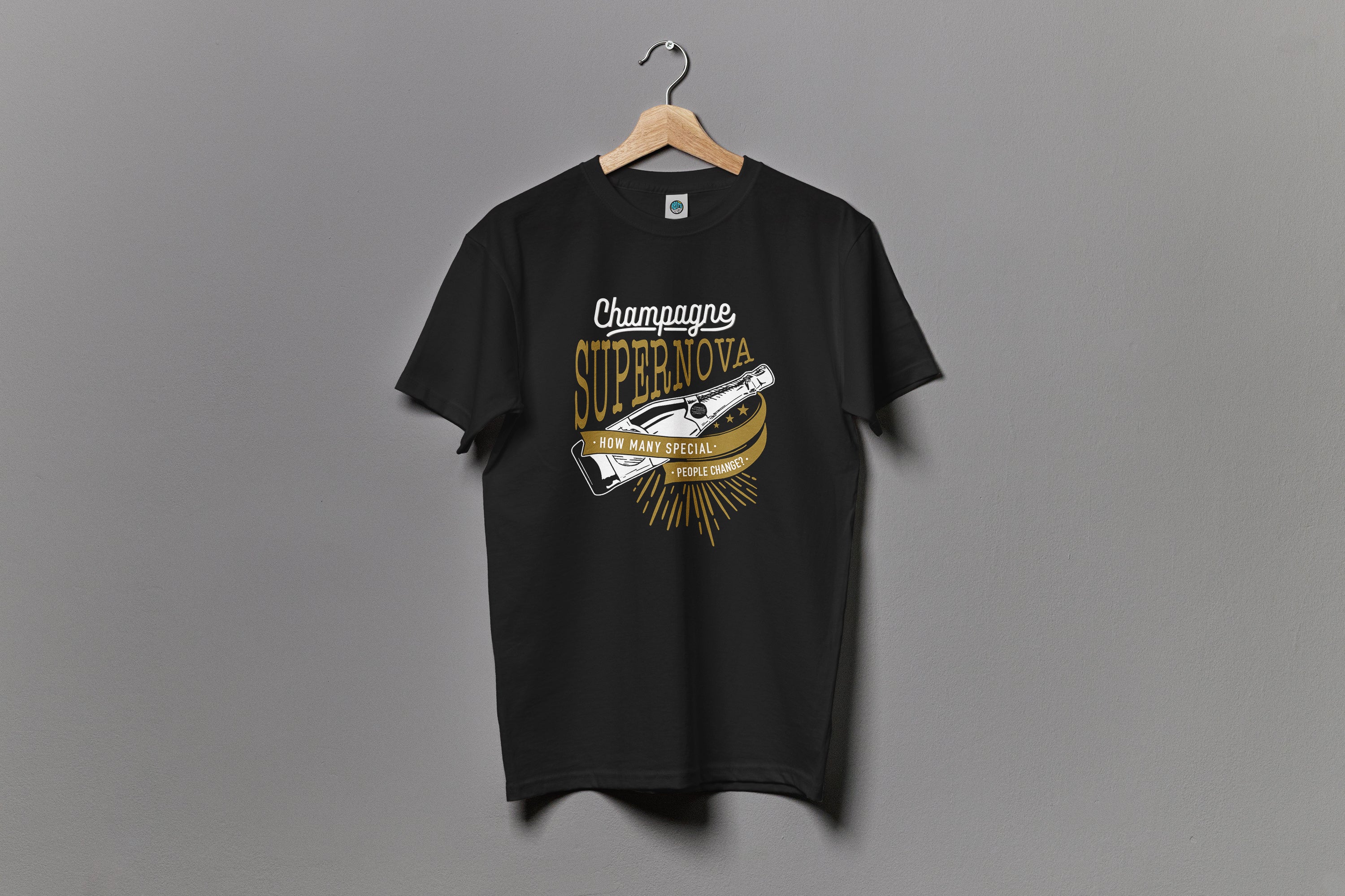 Champagne supernova t shirt on sale