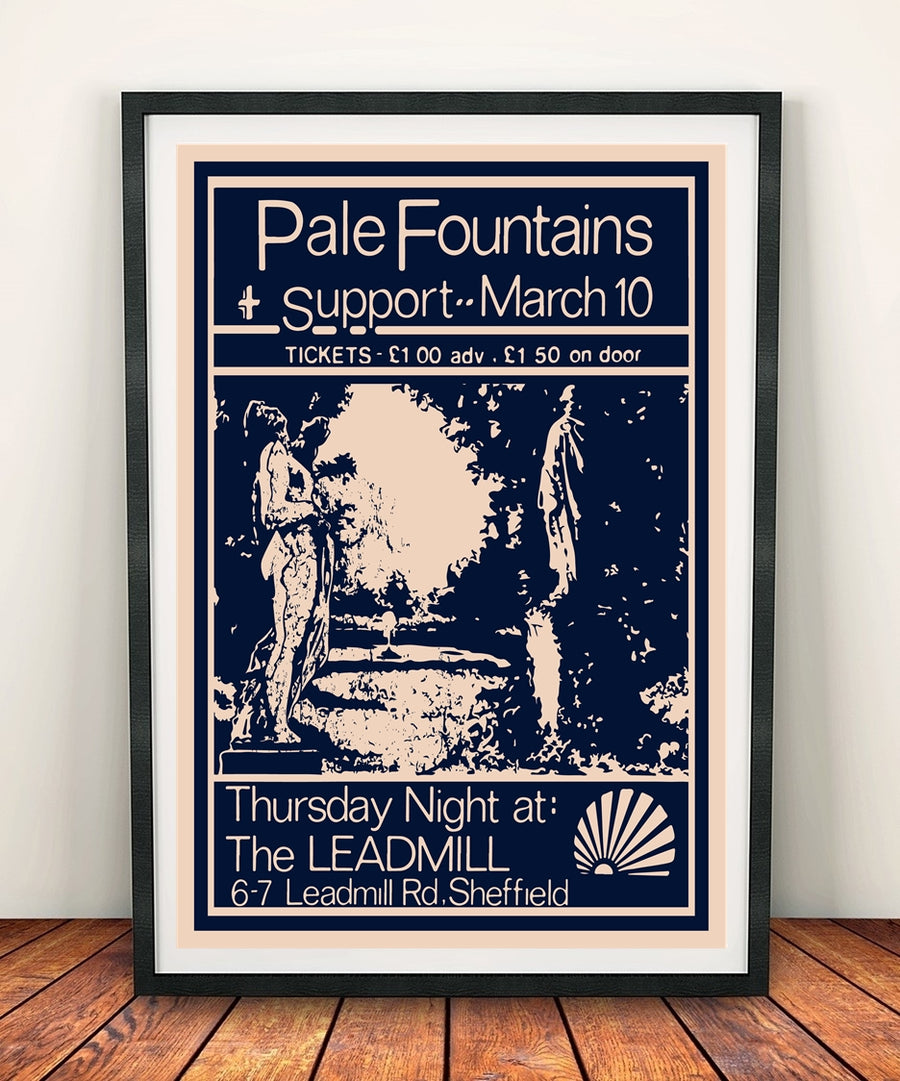 The Pale Fountains 'At The Leadmill' Print