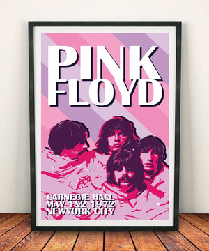 Pink Floyd 'Carnegie Hall 1972' Print
